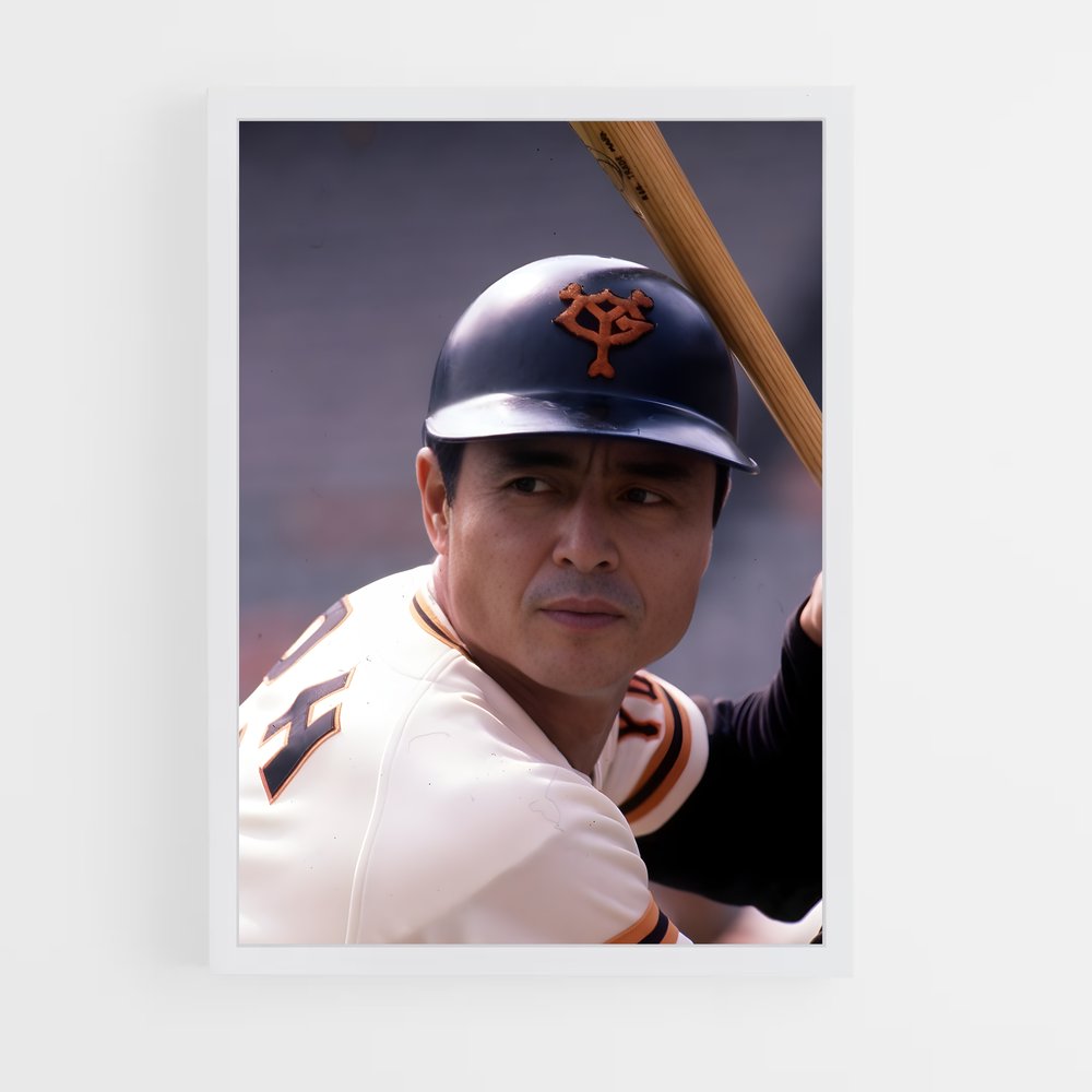 Poster Sadaharu roi – affiche Baseball (vue 3)